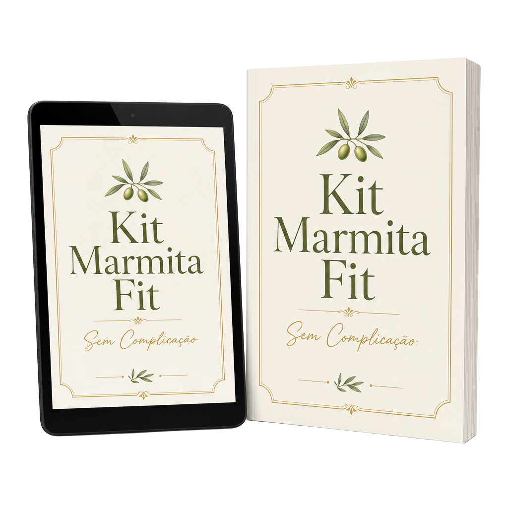 Mockup do e-book Kit Marmita Fit
